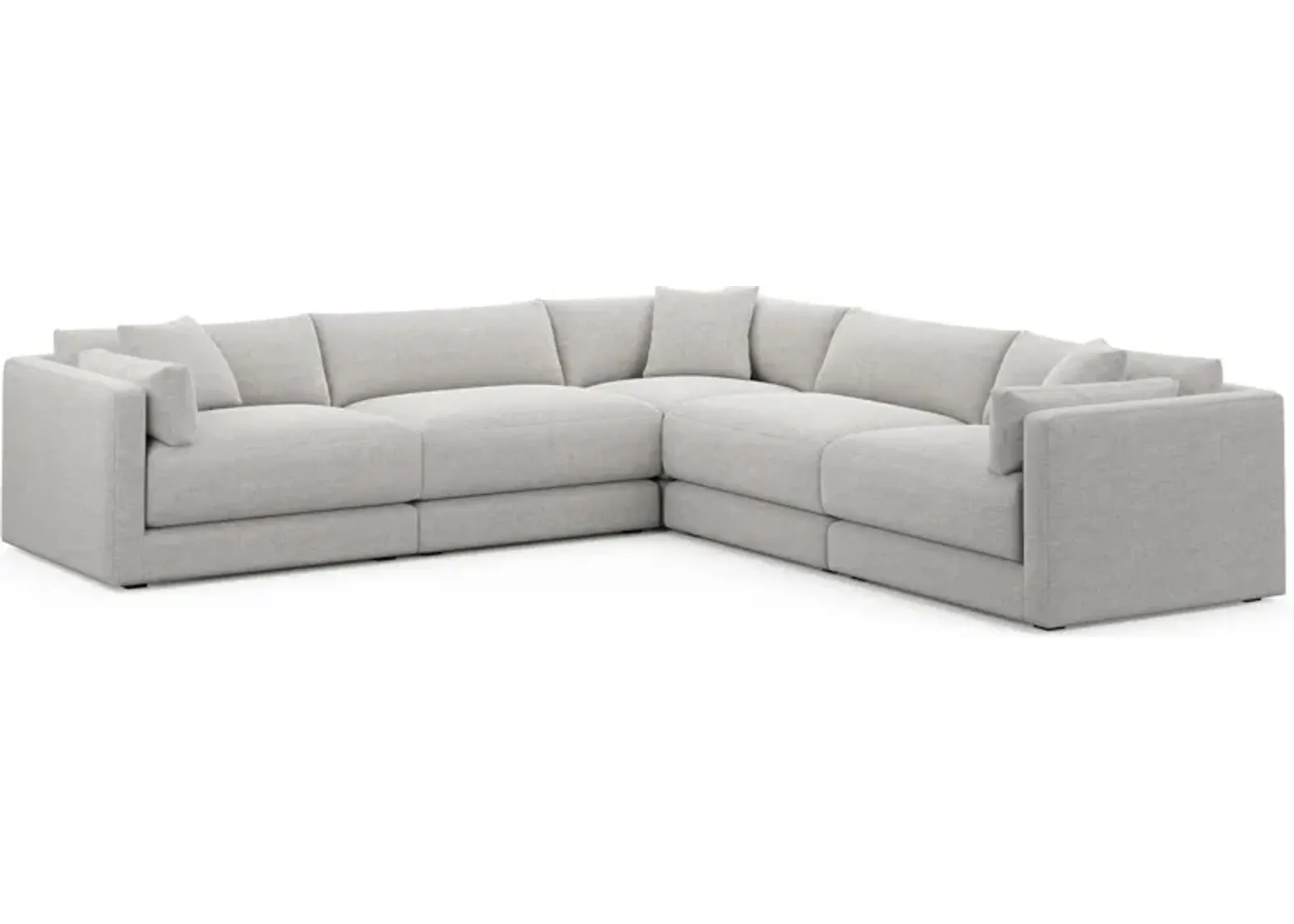 Malibu  5-Piece Sectional - Adario Fog