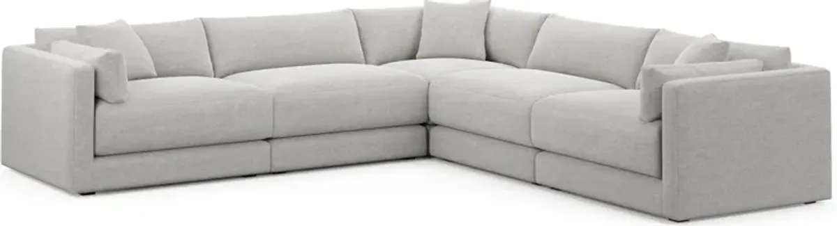 Malibu  5-Piece Sectional - Adario Fog