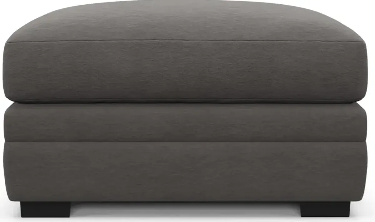 Winston Foam Comfort Ottoman - Merrimac Ash