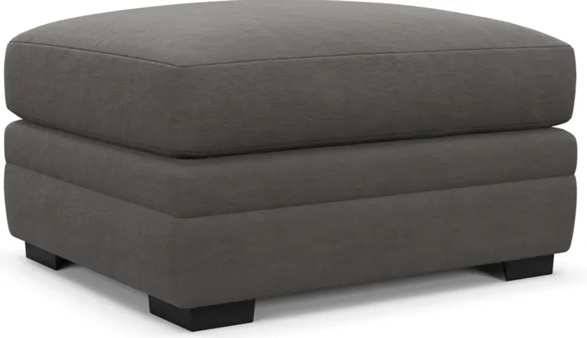 Winston Foam Comfort Ottoman - Merrimac Ash