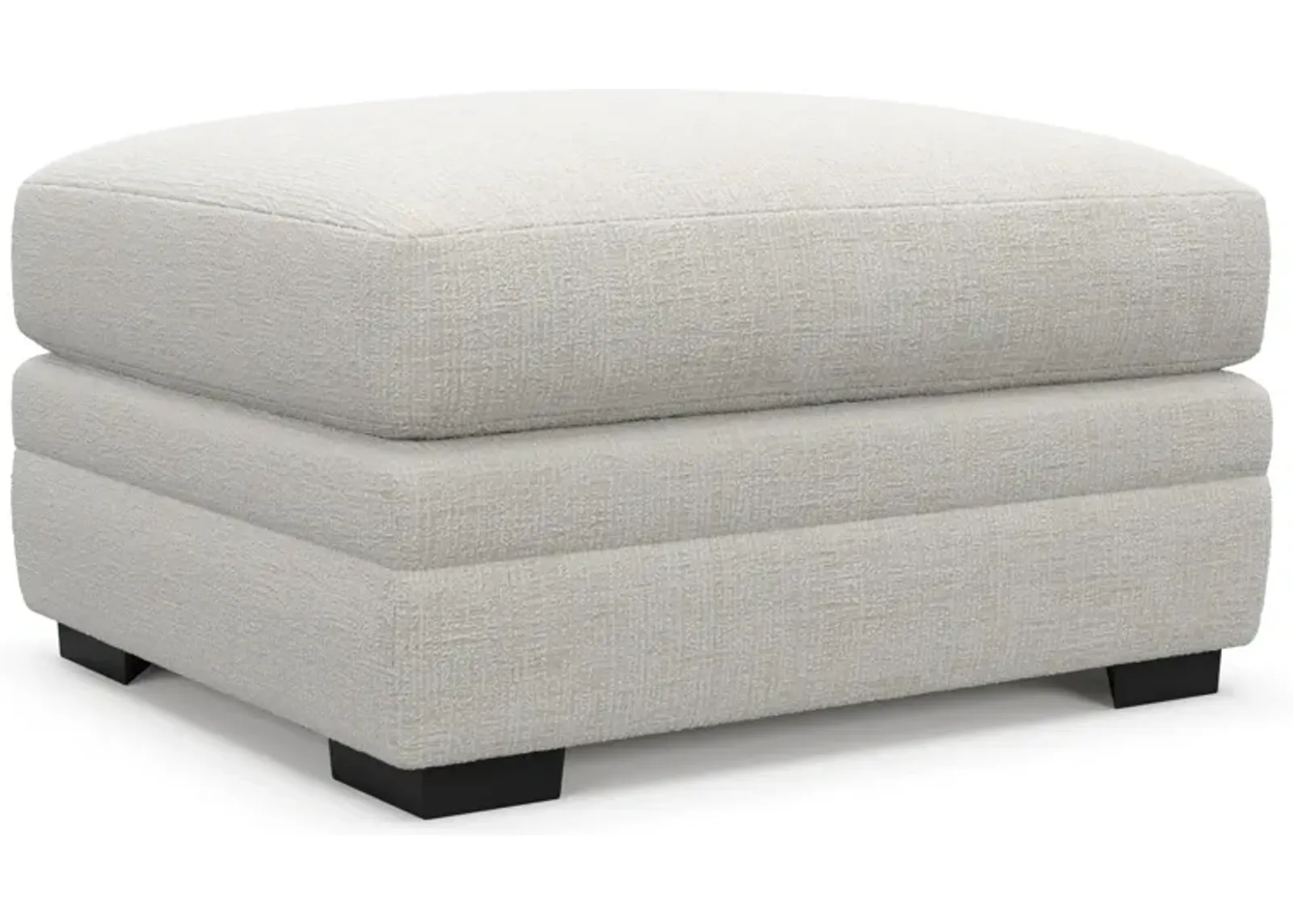 Winston Foam Comfort Ottoman - Bantu Pearl