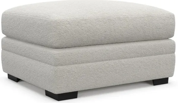 Winston Foam Comfort Ottoman - Texel Gray