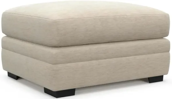 Winston Foam Comfort Ottoman - Luscious Champagne