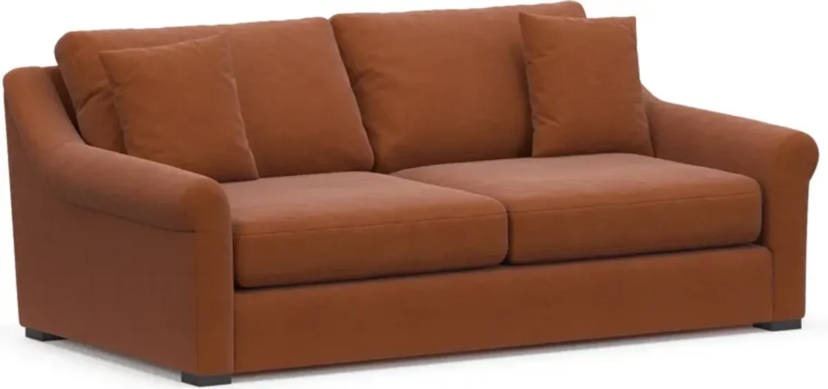 Bowery Foam Comfort 87'' Sleeper Sofa - Merrimac Brick