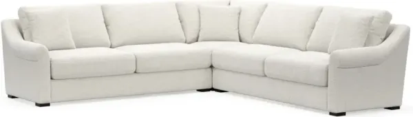 Bowery Foam Comfort 3-Piece Sleeper Sectional - Bantu Pearl