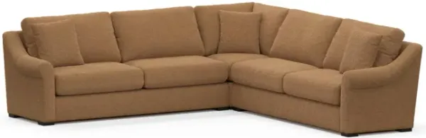 Bowery Foam Comfort Sleeper Sectional - Texel Caramel