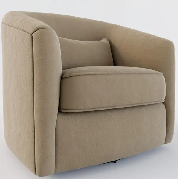 Mazzy Accent Chair - Merrimac Brownstone