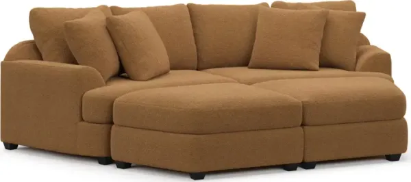 Skylar 4-Piece Pit Sectional - Nora Camel