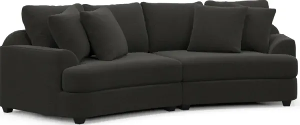 Skylar 2-Piece Sofa - Liv Onyx