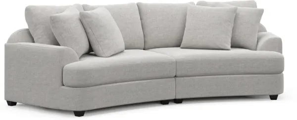 Skylar 2-Piece Sofa - Adario Fog