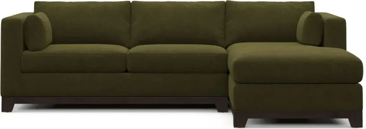Brentwood Foam Comfort Sectional - Midcentury Peat