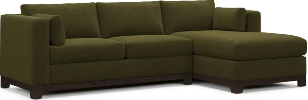 Brentwood Foam Comfort Sectional - Midcentury Peat