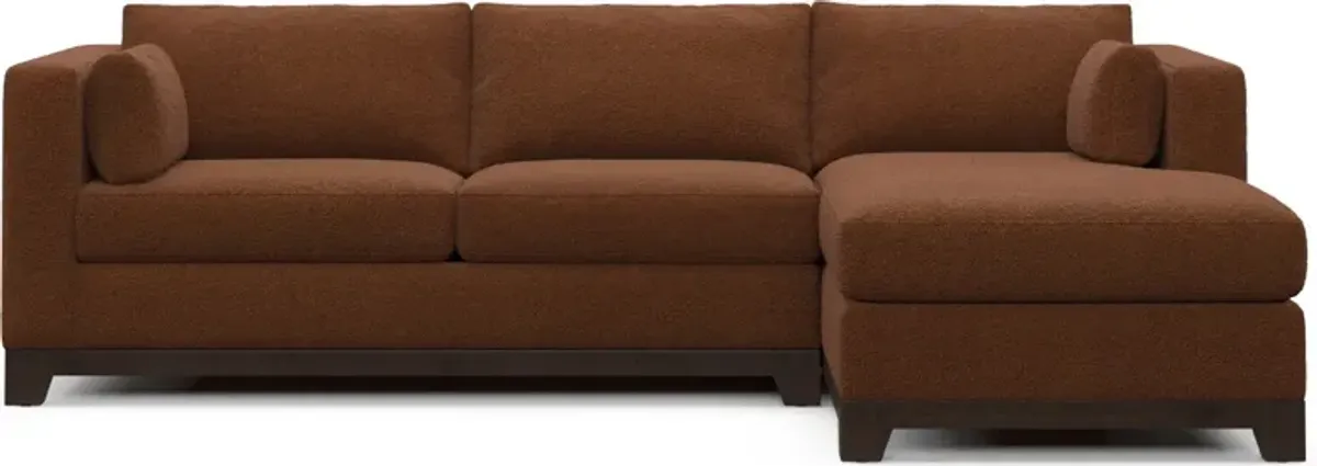Brentwood Foam Comfort Sectional - Nora Chocolate