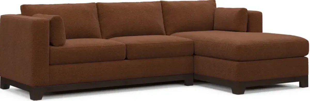Brentwood Foam Comfort Sectional - Nora Chocolate