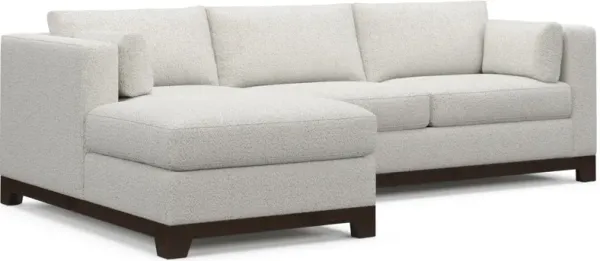 Brentwood Foam Comfort Sectional - River Rock Ivory