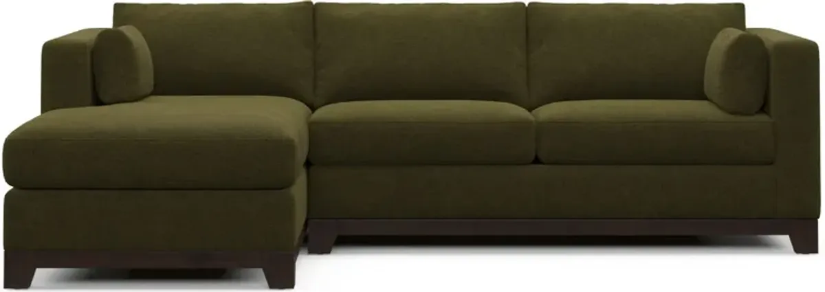 Brentwood Foam Comfort Sectional - Midcentury Peat