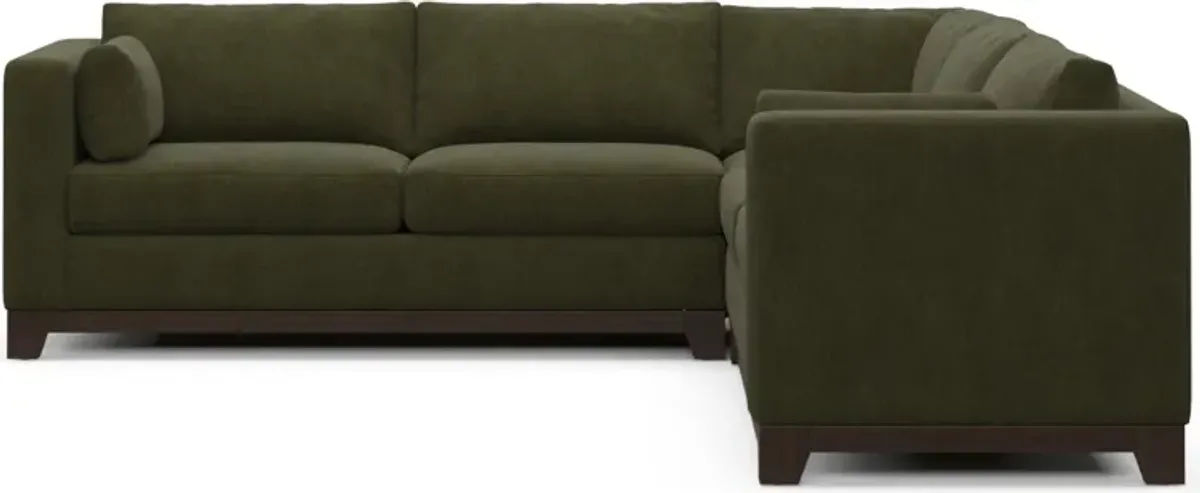 Brentwood Foam Comfort Sectional - Marina Moss