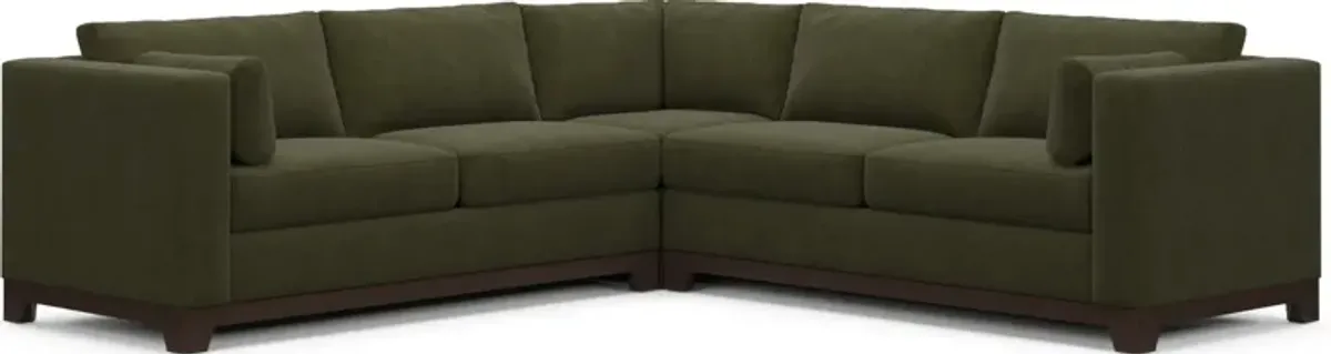 Brentwood Foam Comfort Sectional - Marina Moss