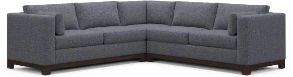 Brentwood Foam Comfort Sectional - Haley Navy