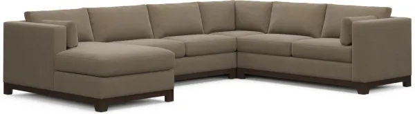 Brentwood Hybrid Comfort 4 Pc. Living Room - Merrimac Brownstone