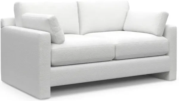 Forbes Foam Comfort Loveseat - Lovie Chalk