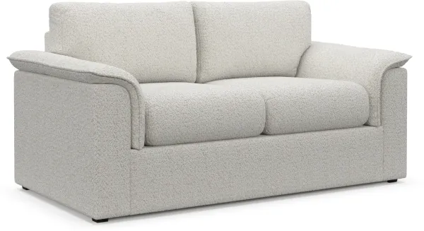 Morse Foam Comfort Loveseat - River Rock Ivory