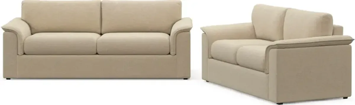Morse Foam Comfort 2 Pc. Living Room - Midcentury Sand
