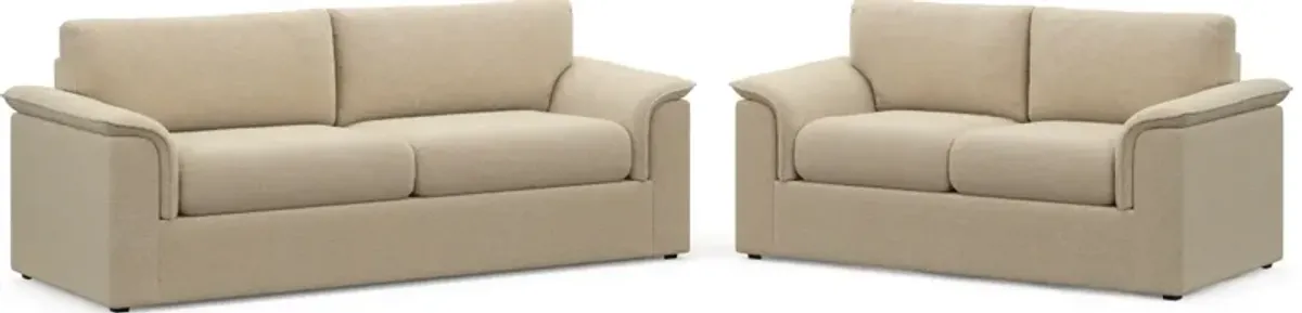 Morse Foam Comfort 2 Pc. Living Room - Midcentury Sand