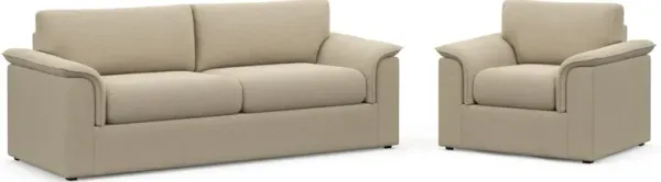 Morse Foam Comfort 2 Pc. Living Room - Merrimac Ecru