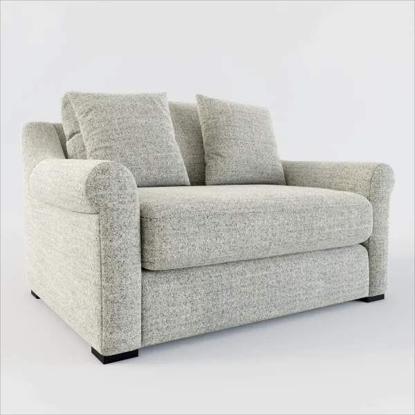 Bowery Foam Comfort Chair and a Half - Pandora Pepper
