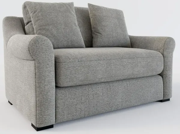 Bowery Foam Comfort Chair and a Half - Living Large Charcoal
