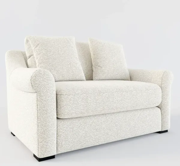 Bowery Foam Comfort Chair and a Half - Muse Stone
