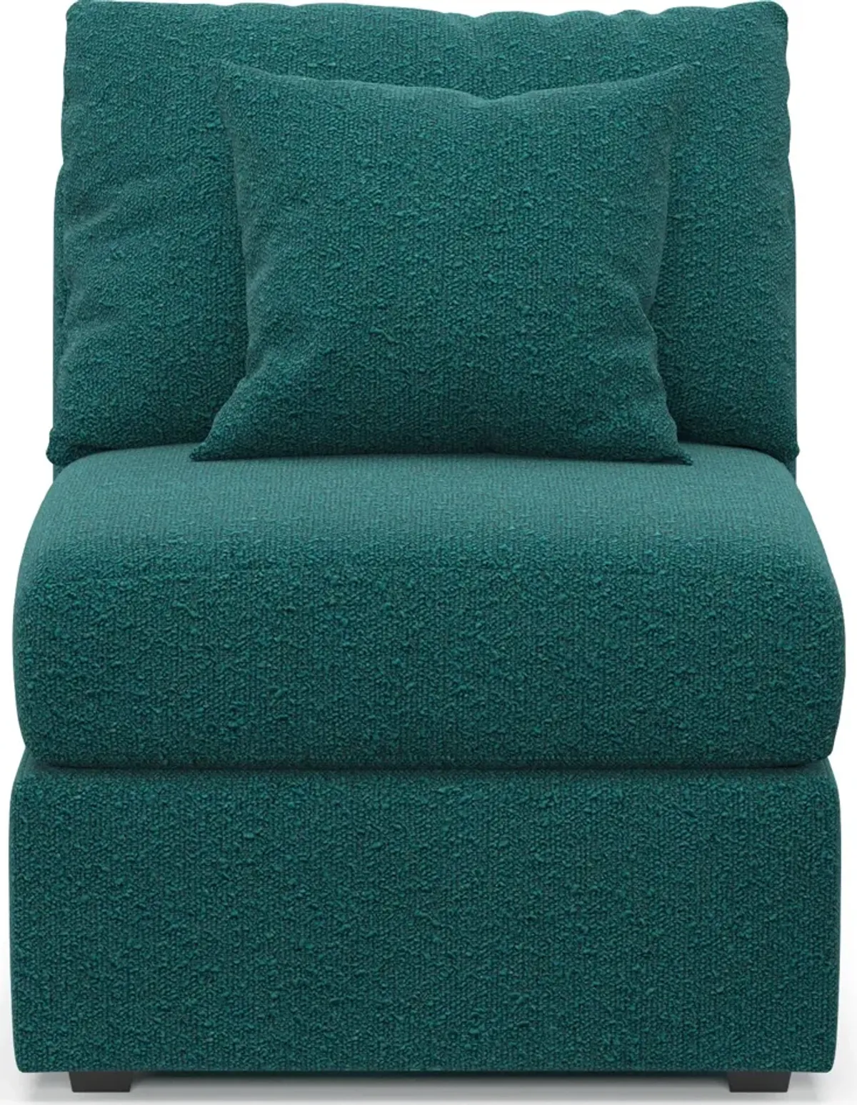 Nest Hybrid Comfort Armless Chair - Bloke Peacock