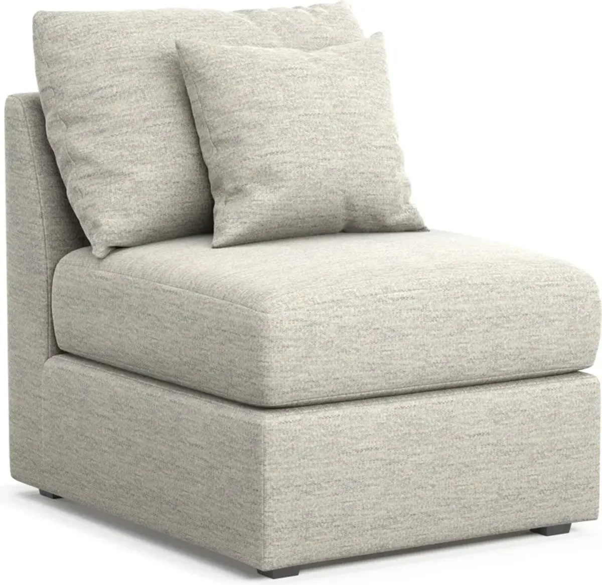 Nest Hybrid Comfort Armless Chair - Merino Chalk