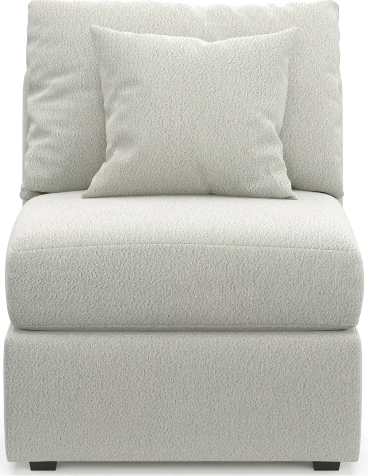 Nest Hybrid Comfort Armless Chair - Oslo Snow