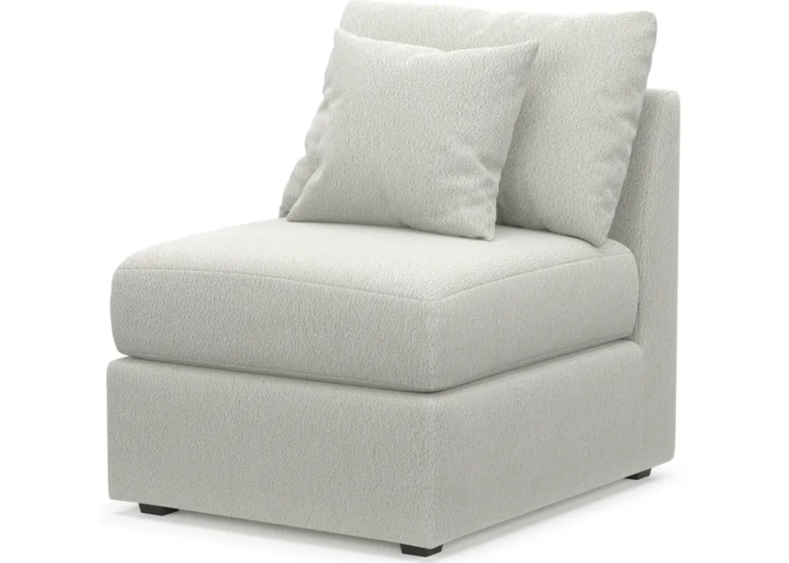 Nest Hybrid Comfort Armless Chair - Oslo Snow