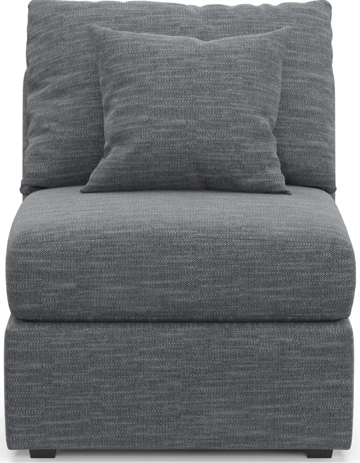 Nest Hybrid Comfort Armless Chair - Dudley Indigo