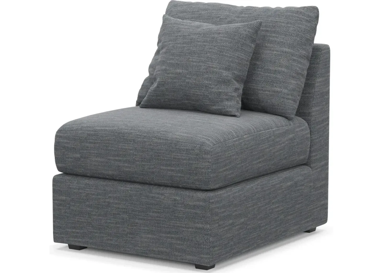 Nest Hybrid Comfort Armless Chair - Dudley Indigo