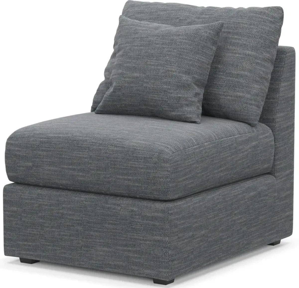 Nest Hybrid Comfort Armless Chair - Dudley Indigo