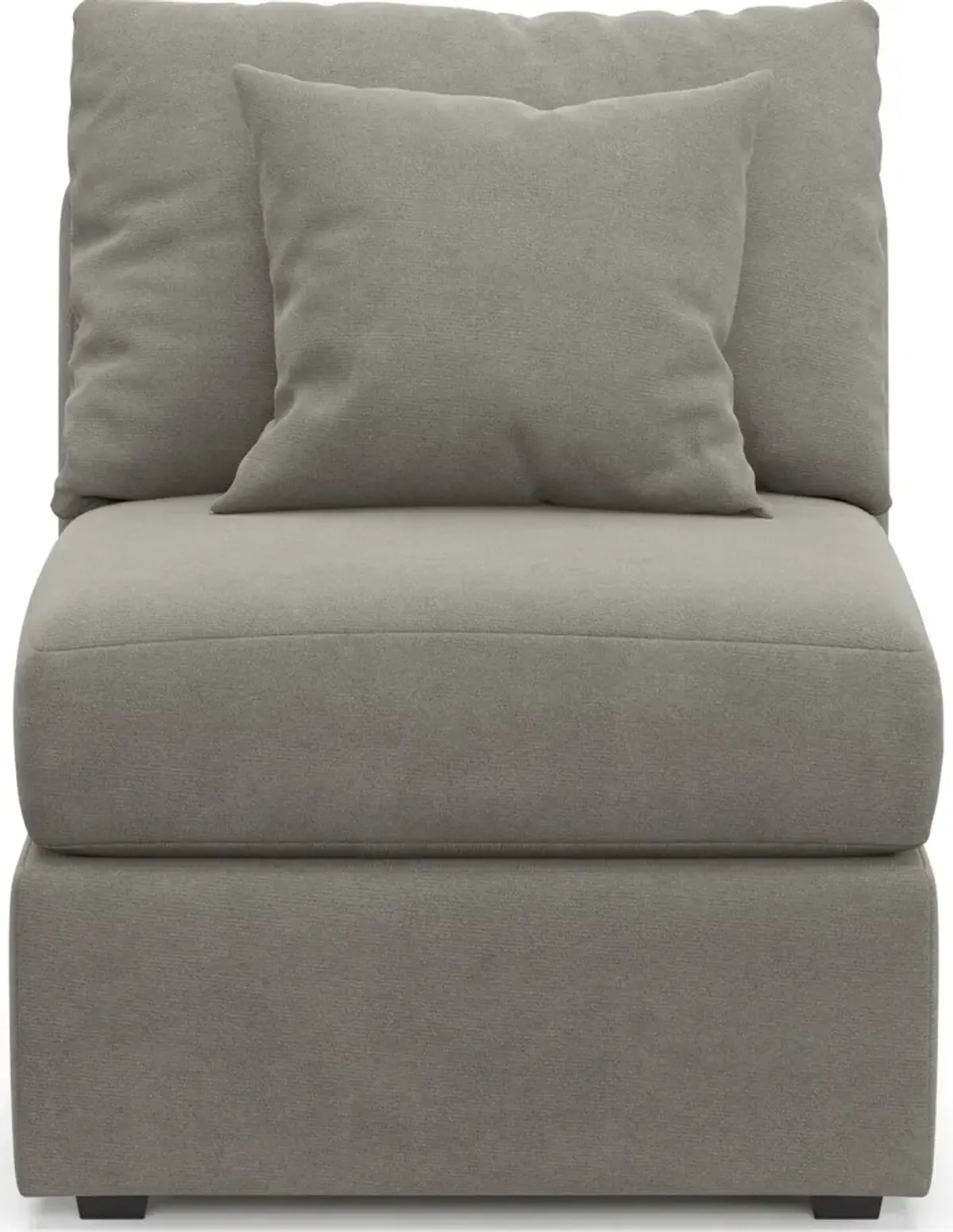 Nest Hybrid Comfort Armless Chair - Abington Fog