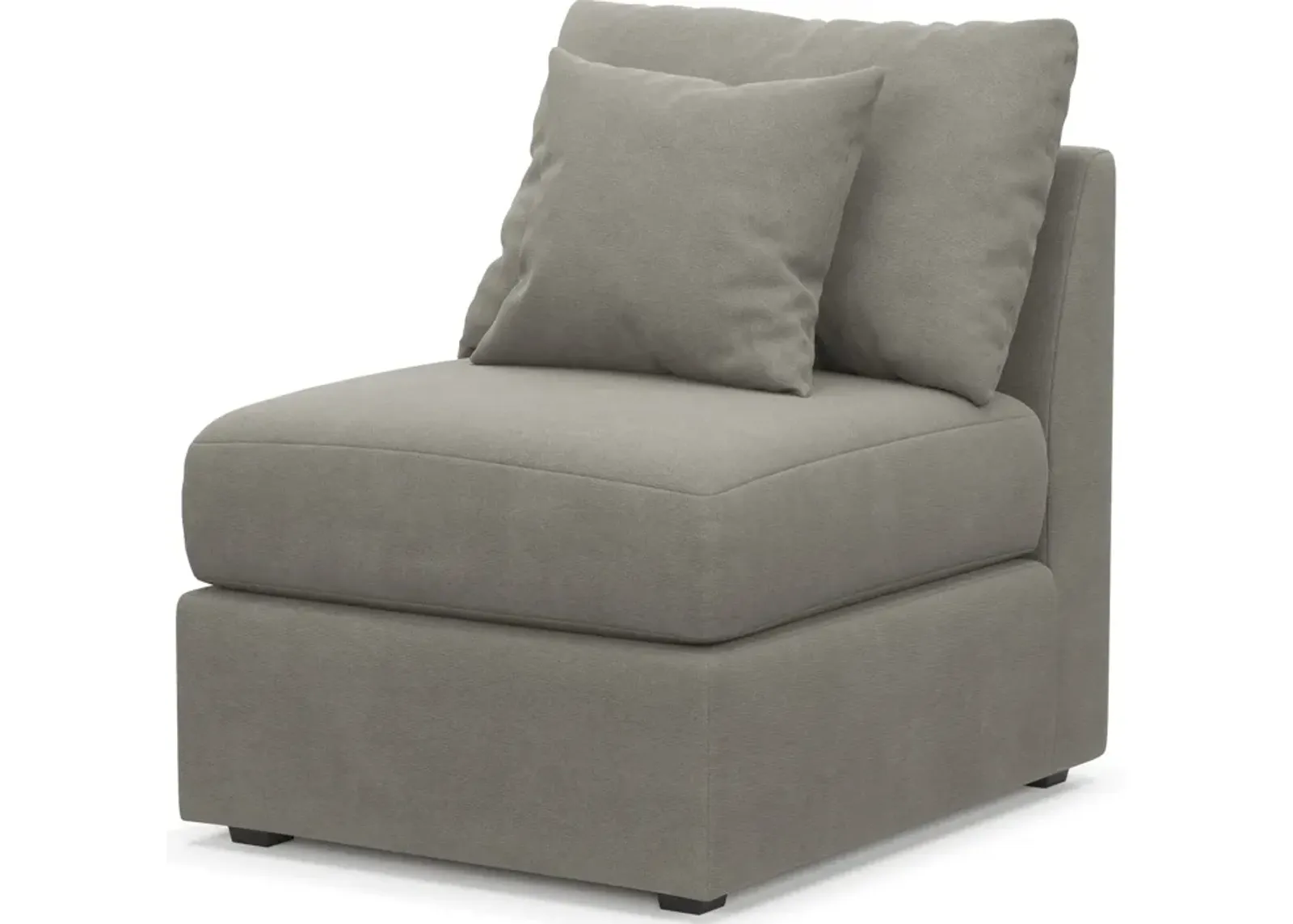 Nest Hybrid Comfort Armless Chair - Abington Fog