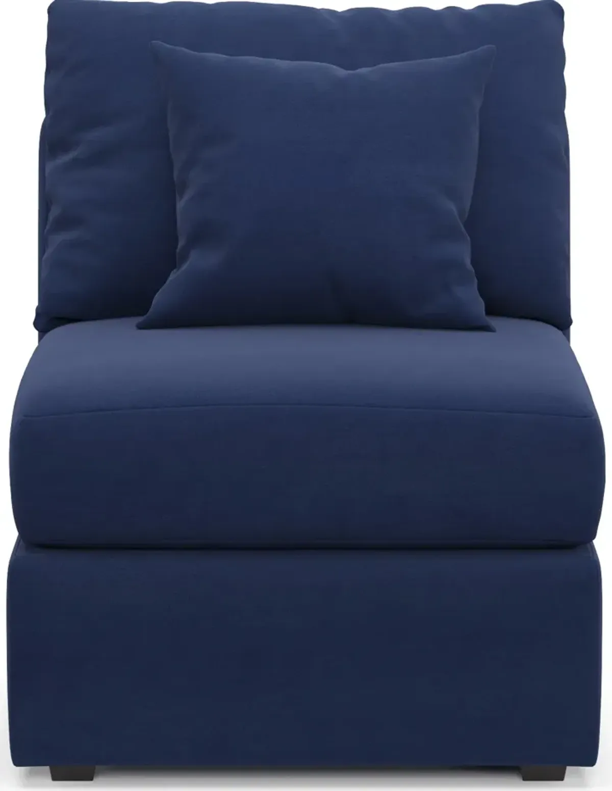 Nest Hybrid Comfort Armless Chair - Abington Indigo