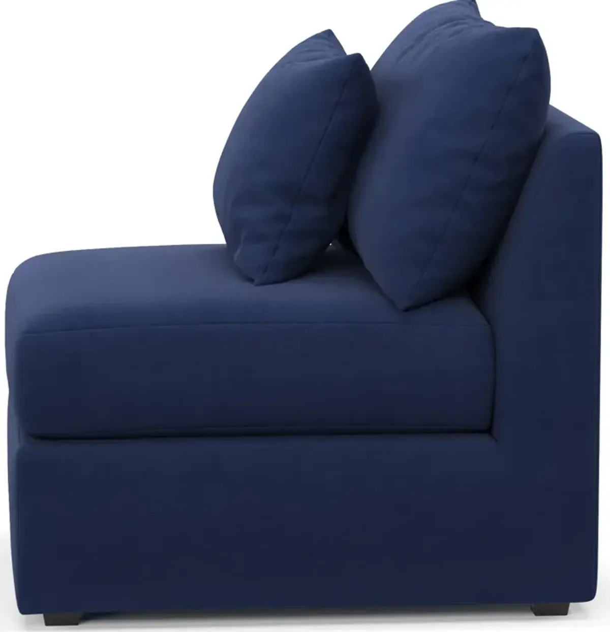 Nest Hybrid Comfort Armless Chair - Abington Indigo