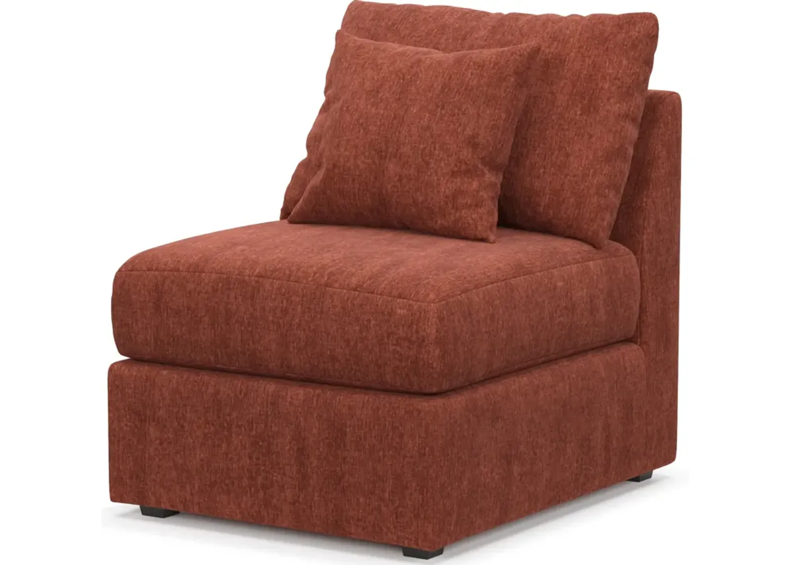 Nest Hybrid Comfort Armless Chair - Contessa Paprika