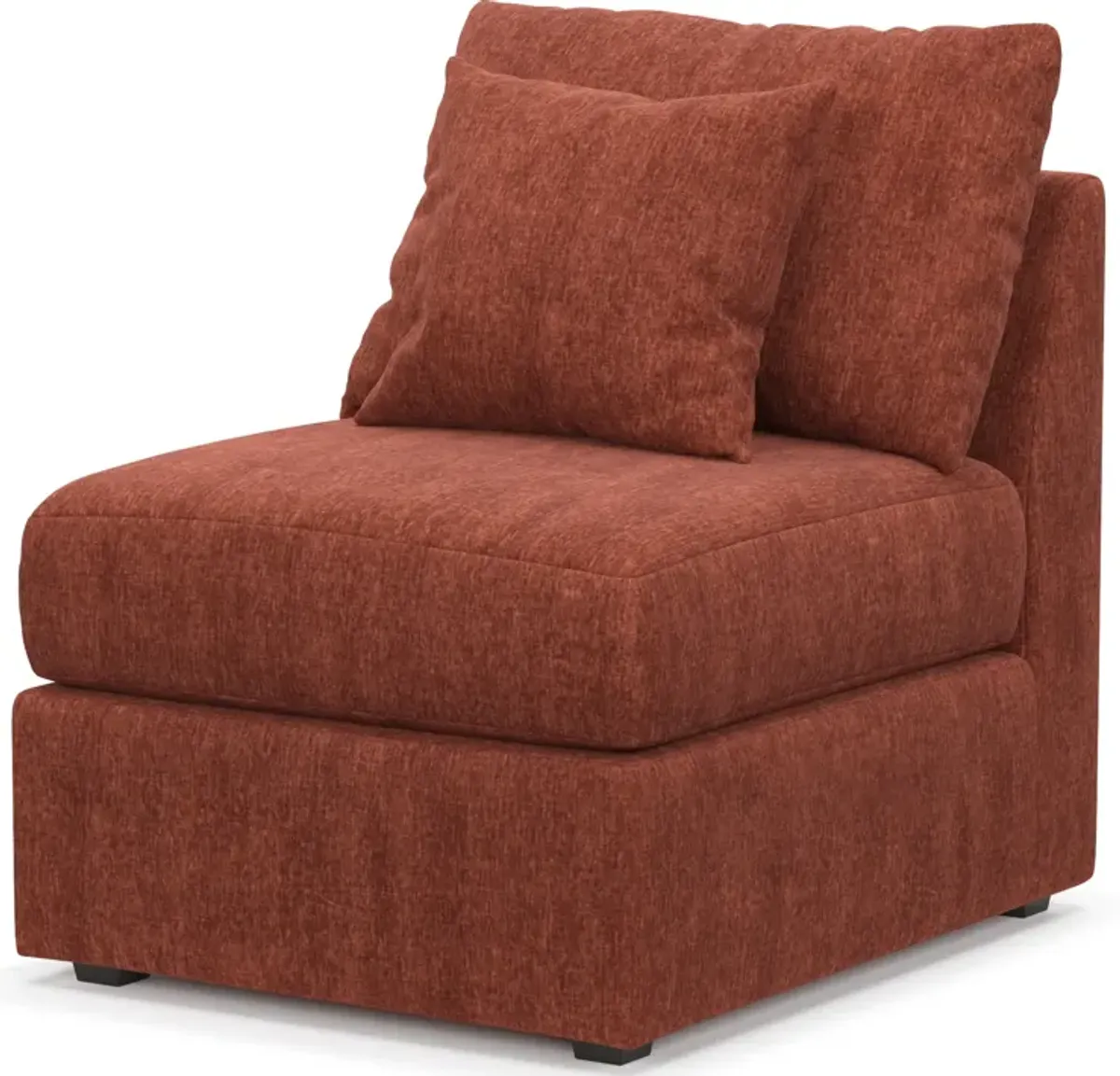 Nest Hybrid Comfort Armless Chair - Contessa Paprika