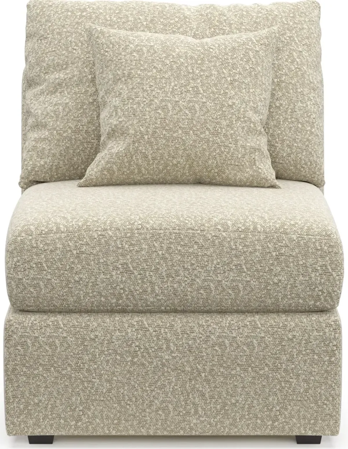 Nest Hybrid Comfort Armless Chair - Bloke Cotton