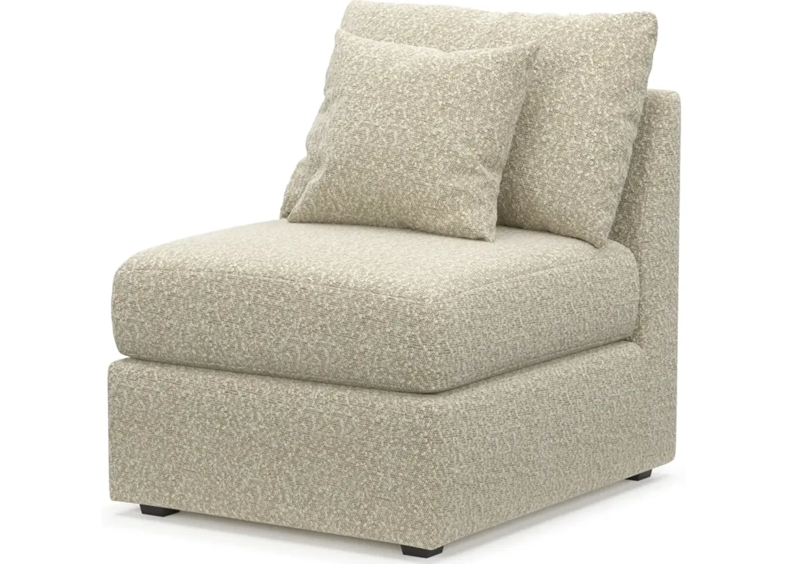 Nest Hybrid Comfort Armless Chair - Bloke Cotton