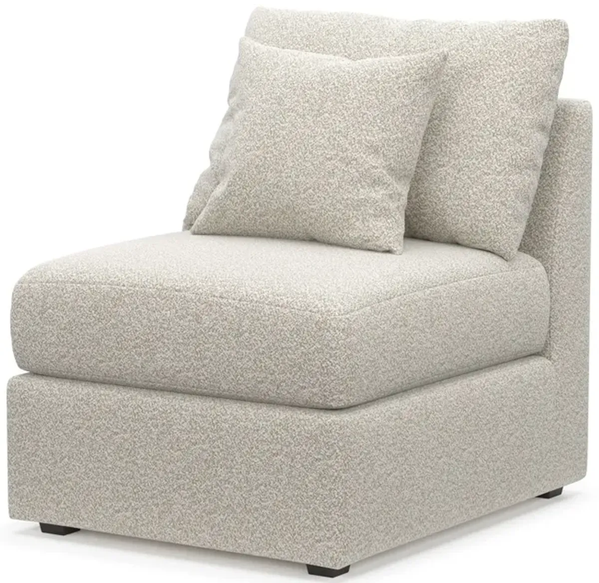 Nest Hybrid Comfort Armless Chair - Muse Stone