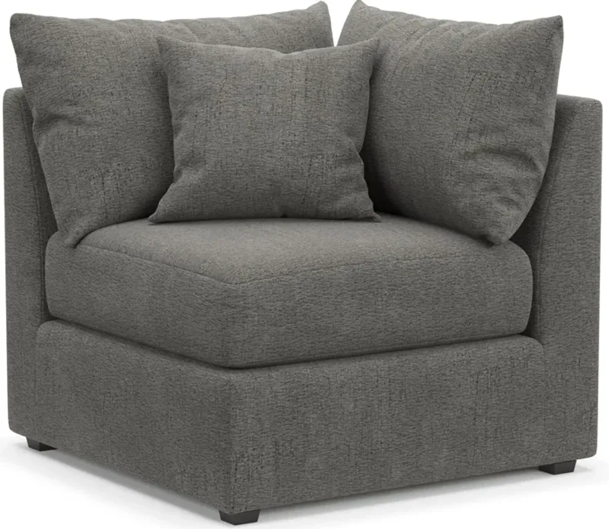 Nest Hybrid Comfort Corner Chair - Living Large Charcoal