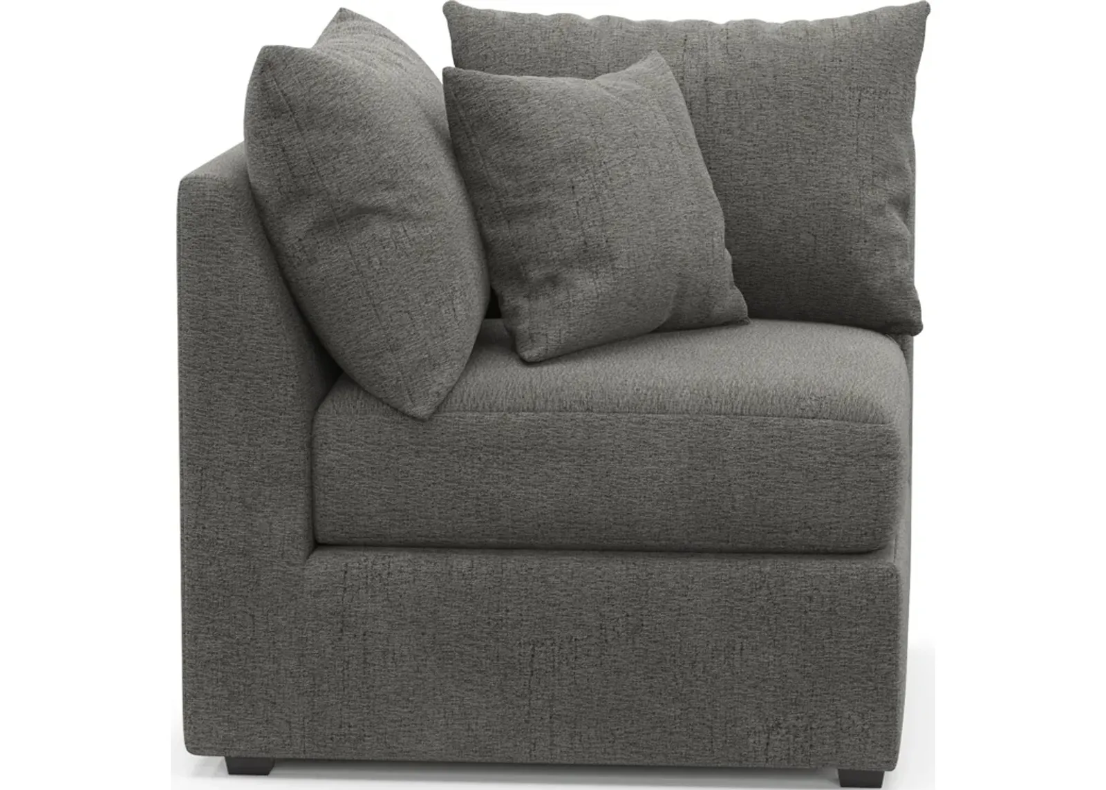 Nest Hybrid Comfort Corner Chair - Living Large Charcoal